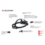 LedLenser NEO9R Pandelampe - Black - Endurance Sport