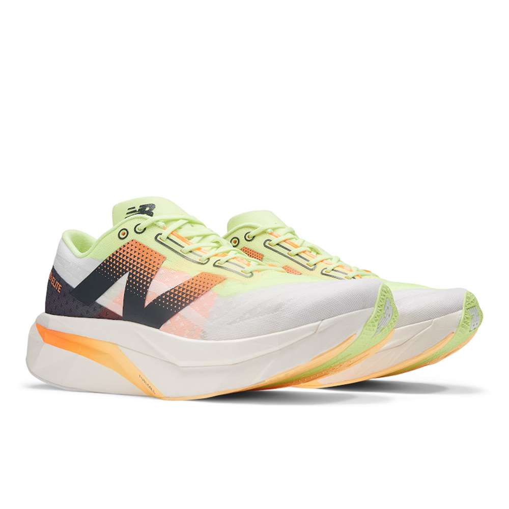 New Balance Fuelcell SuperComp Elite 4 Herre - White/Bleached Lime - Endurance Sport