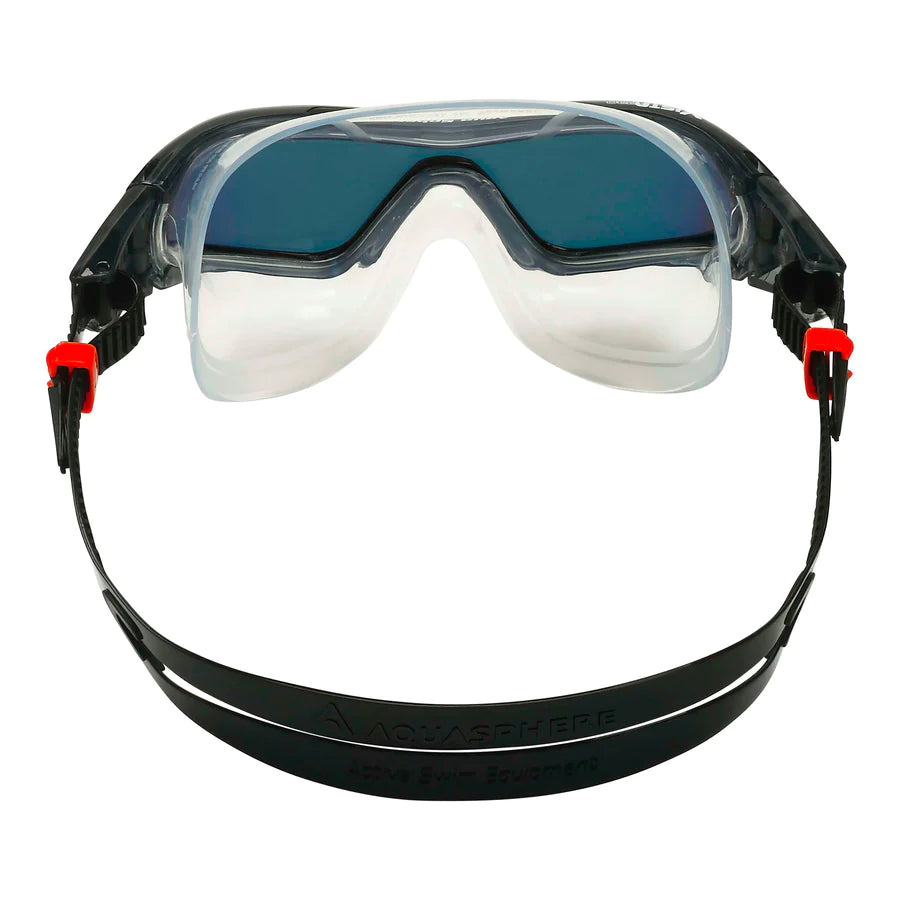 AquaSphere Vista Pro - Clear Smoke - Orange Titanium Mirror Lens - Endurance Sport