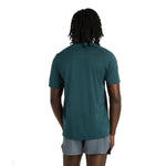 New Balance RC Essential T-Shirt Herre - Medusa Green Heather/Slate Grey - Endurance Sport