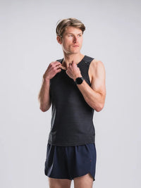 Fusion Mens C3 Singlet - Black