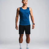 Fusion Mens C3 Singlet - Night/Blue