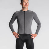 Fusion Mens Light LS Cycling Jersey - Grey
