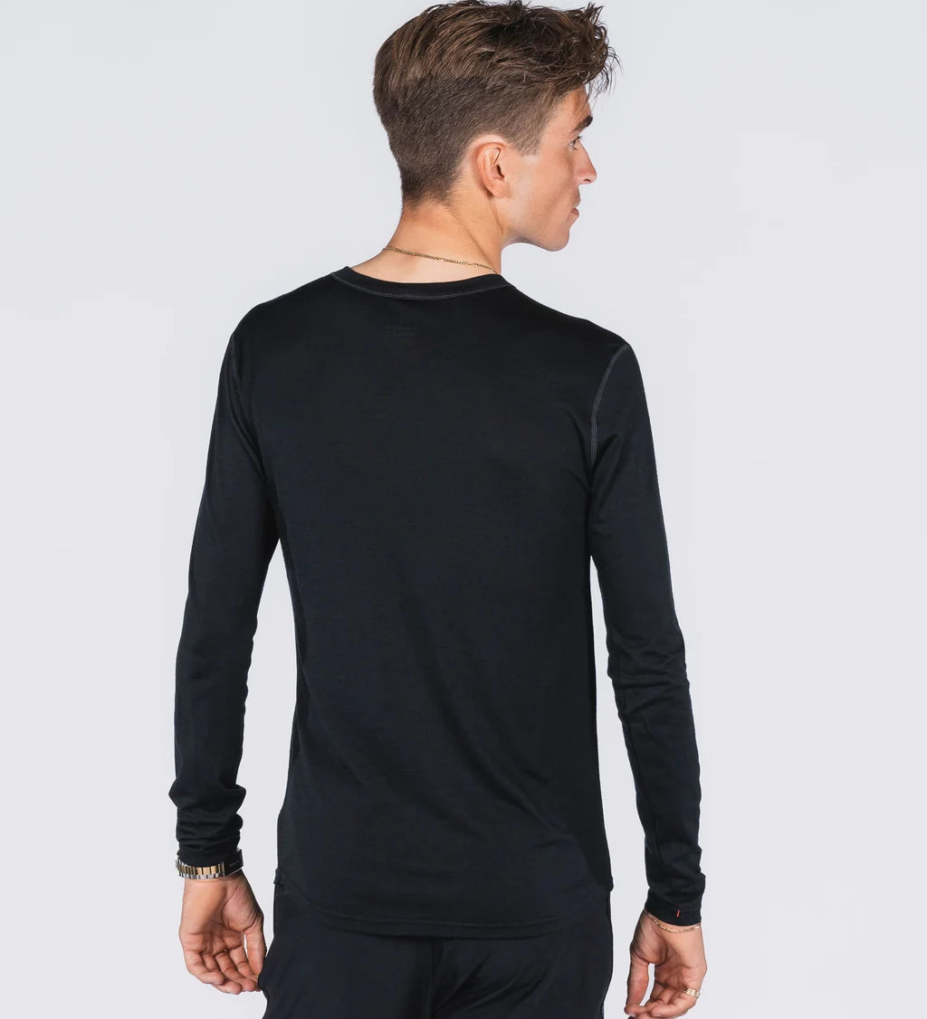 Fusion Mens C3 Merino LS - Black