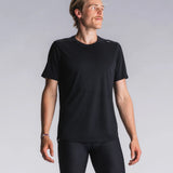 Fusion Mens Tempo One Run T-Shirt - Black