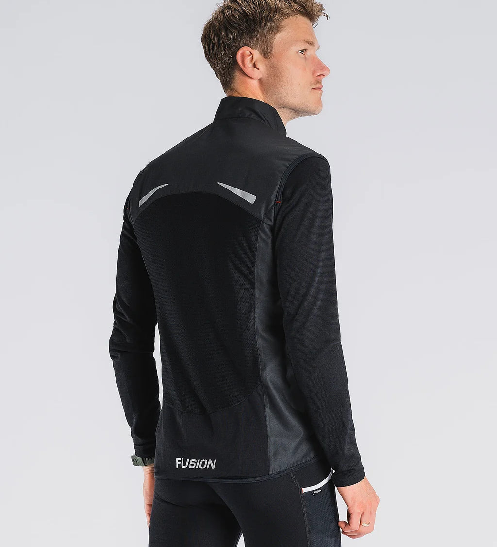 Fusion Mens S1 Run Vest - Black