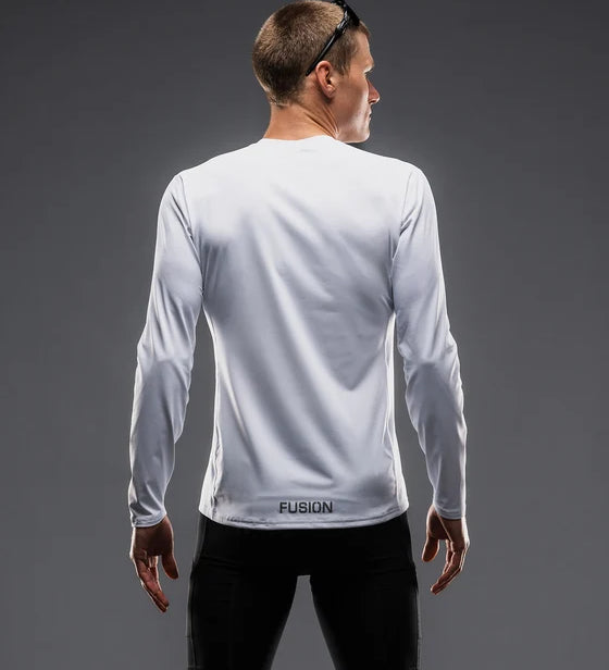 Fusion TEMPO!  LS Shirt - White