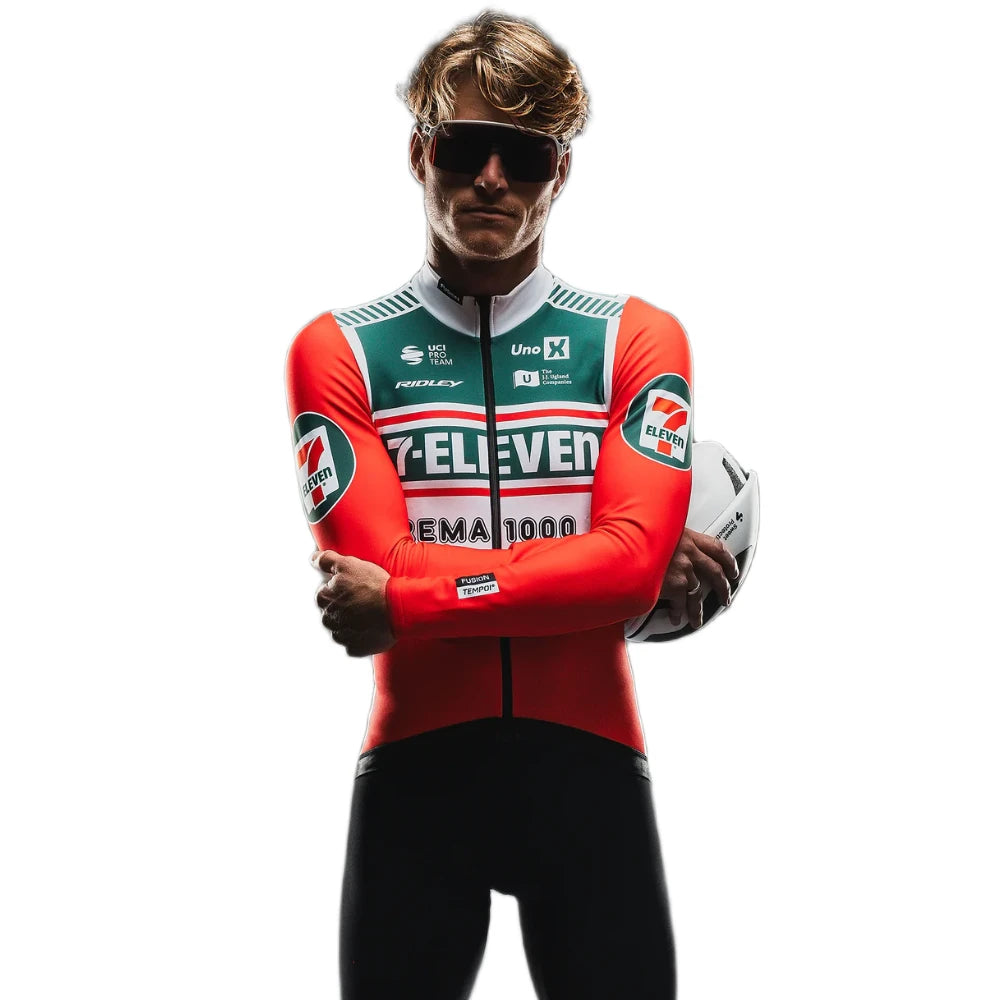 Fusion Mens Tempo! Thermal Cycling Jersey - 7 Eleven - Endurance Sport