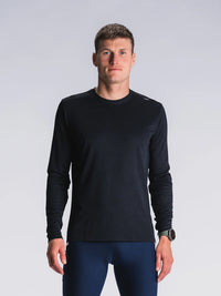 Fusion Mens Technical Merino 150 LS - Black