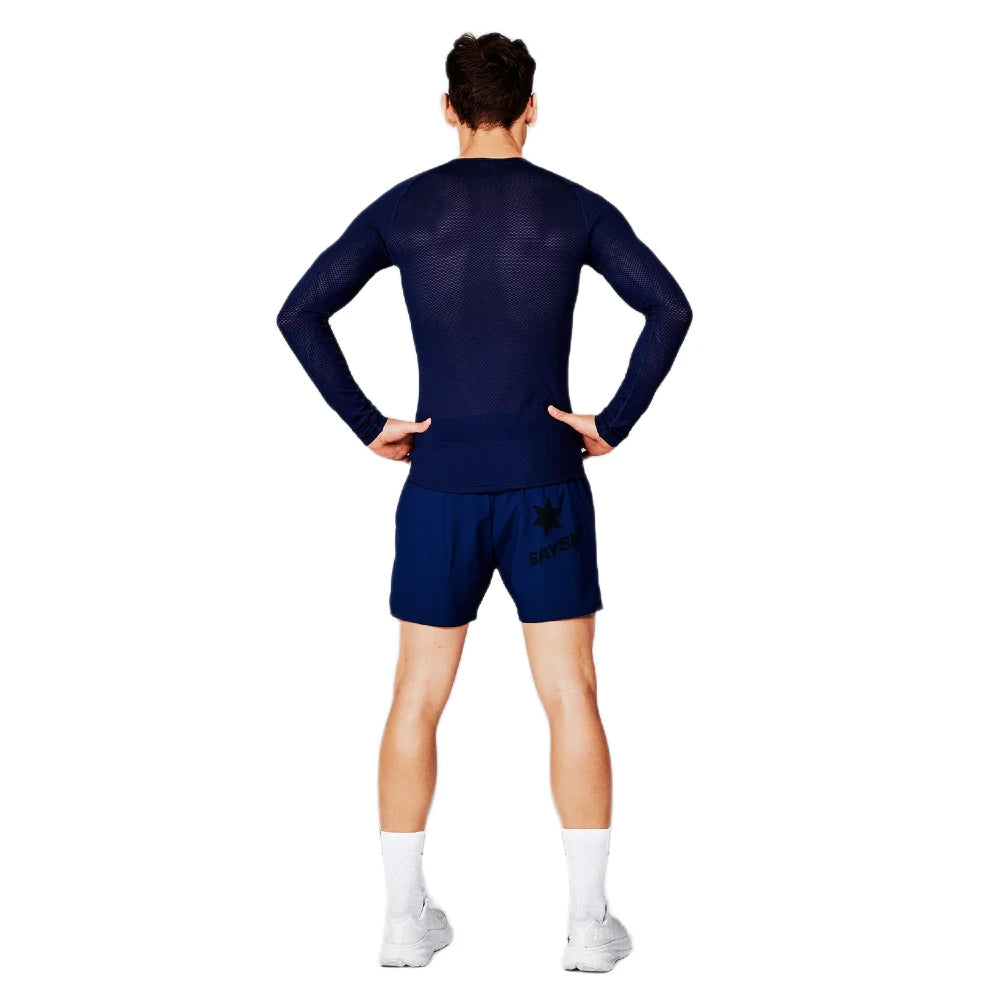 SAYSKY Mesh Base Layer Long Sleeve Unisex - Blue - Endurance Sport