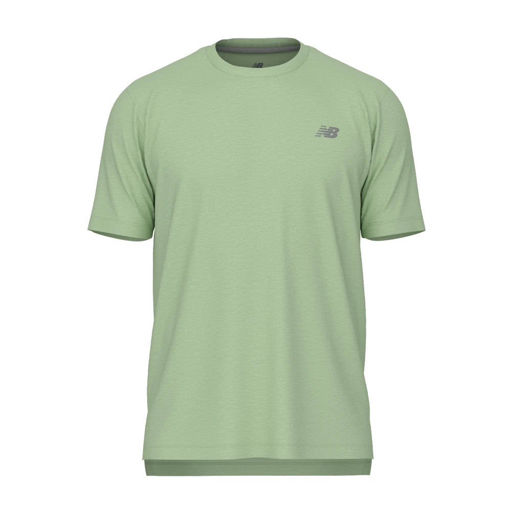 New Balance Athletics T-Shirt Herre - Melon Water set fra fronten