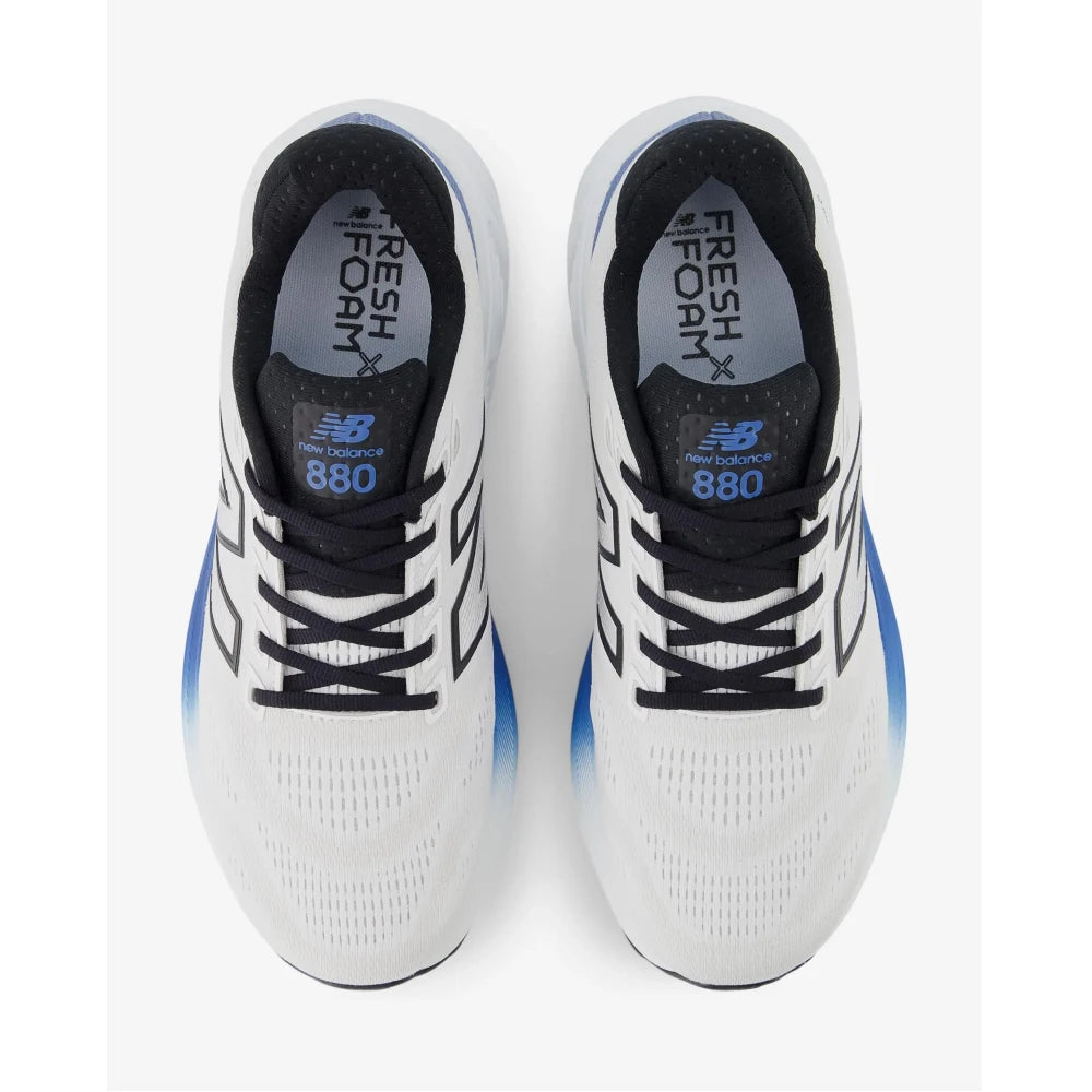 New Balance Fresh Foam x 880v15 - White/Blue Agate/Black - Endurance Sport