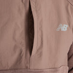 New Balance Mens Athletics Heat Grid 1/2 Zip - Earth Shadow Heather - Endurance Sport