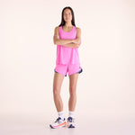 New Balance RC Essential Tank Dame - Pink Heat Heather/Slate Grey - Endurance Sport