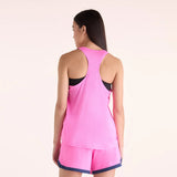 New Balance RC Essential Tank Dame - Pink Heat Heather/Slate Grey - Endurance Sport