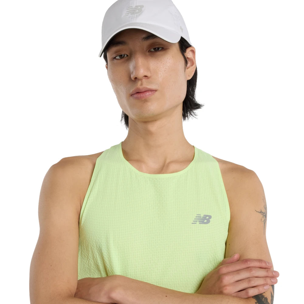 New Balance Race Day Ultra Light Singlet Herre - Afterglow - Endurance Sport