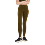 New Balance Sleek Pocket High Rise Legging 27 Dame - Woodland - Endurance Sport