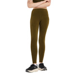 New Balance Sleek Pocket High Rise Legging 27 Dame - Woodland - Endurance Sport