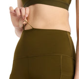 New Balance Sleek Pocket High Rise Legging 27 Dame - Woodland - Endurance Sport