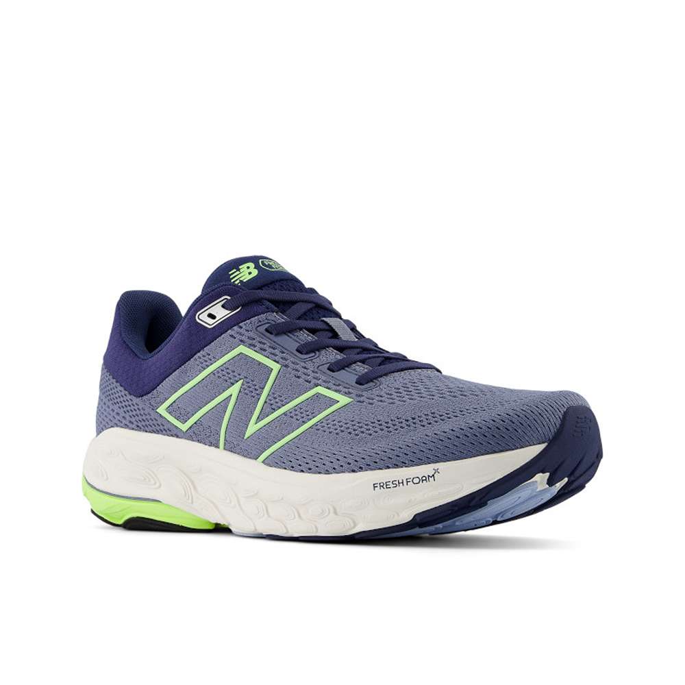 New Balance 860 v14 Herre - Arctic Grey/Bleached Lime set fra fronten