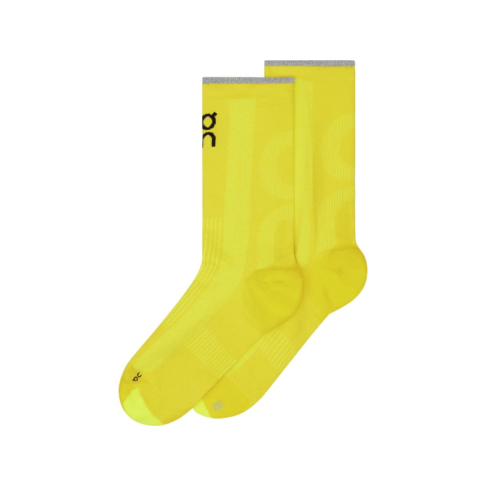 Performance Run Sock High - Lime - Endurance Sport