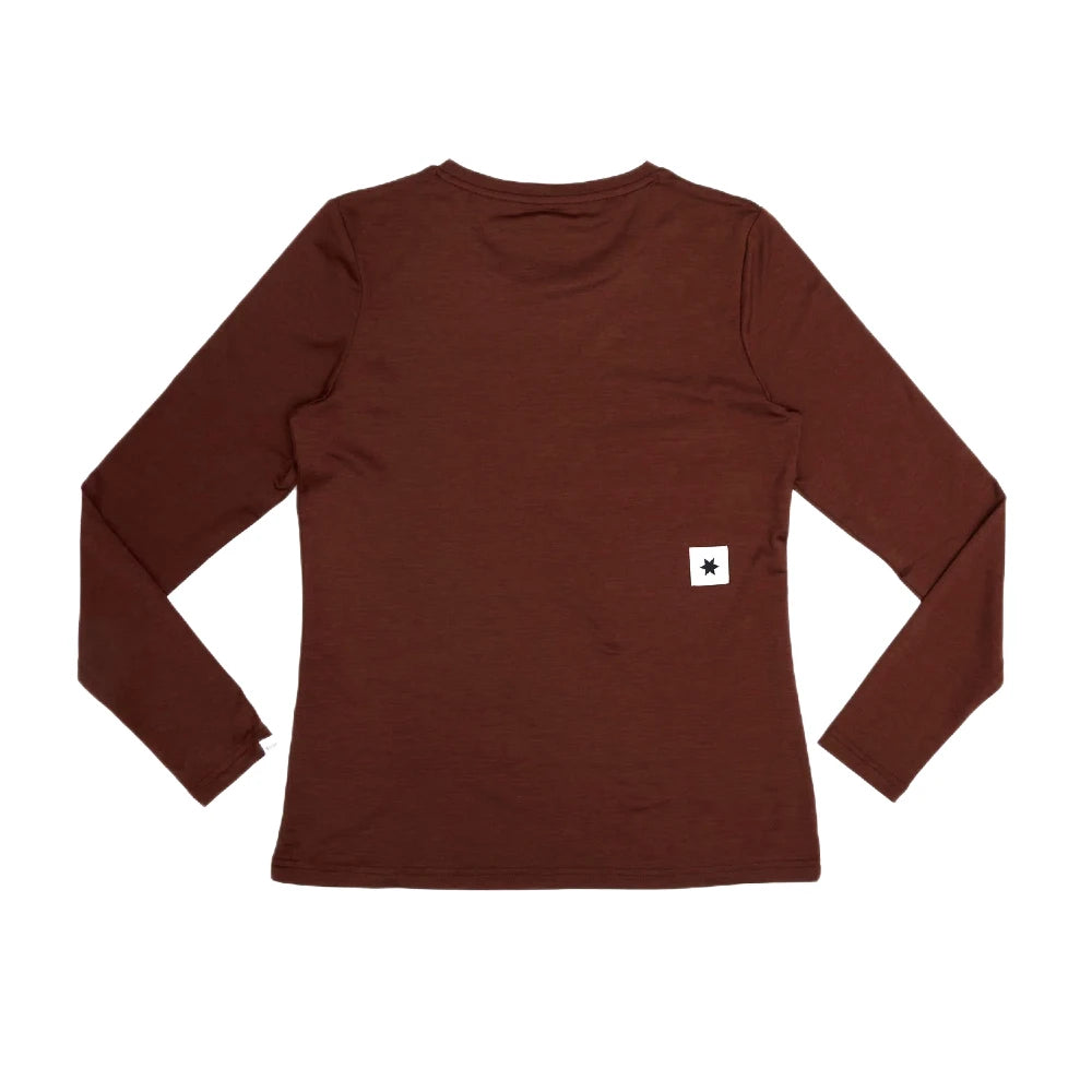 SAYSKY W Logo Pace Long Sleeve - Red - Endurance Sport