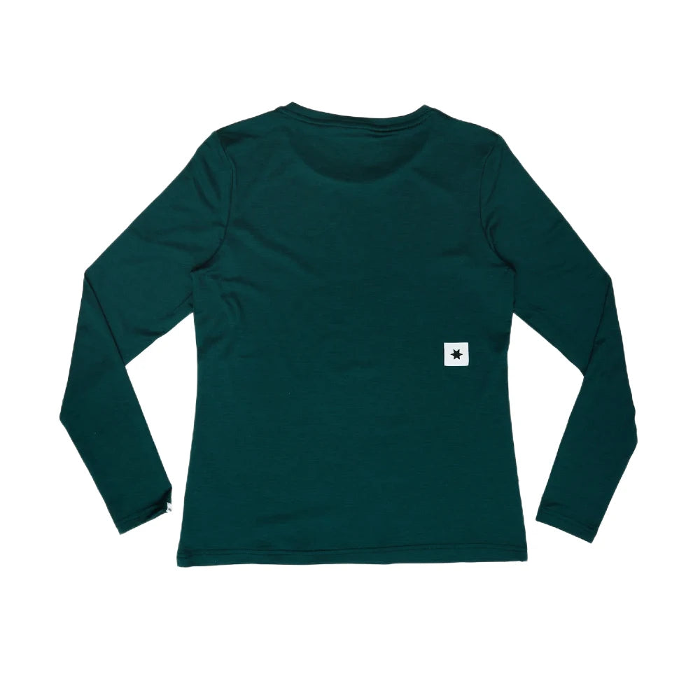 SAYSKY W Logo Pace Long Sleeve - Green - Endurance Sport