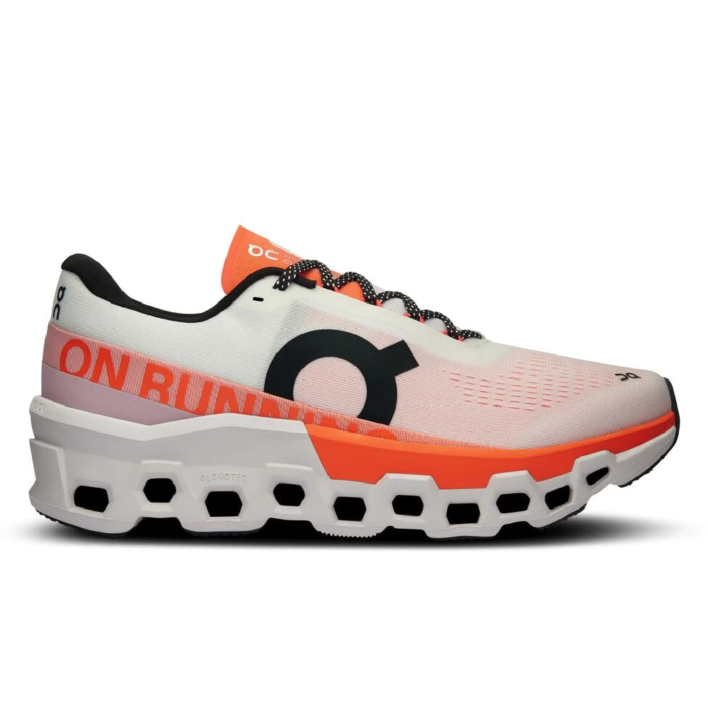 On Cloudmonster 2 Dame - Undyed/Flame - Endurance Sport