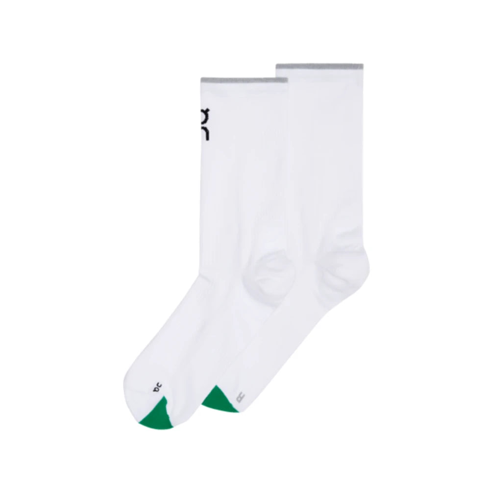 On Elite Run Sock High - White/Ivory - Endurance Sport