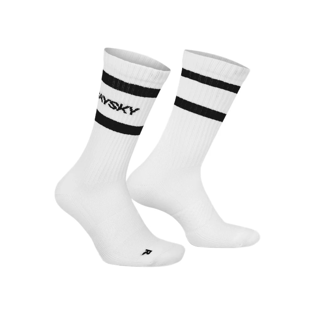 SAYSKY Pace High Socks - White/Black - Endurance Sport
