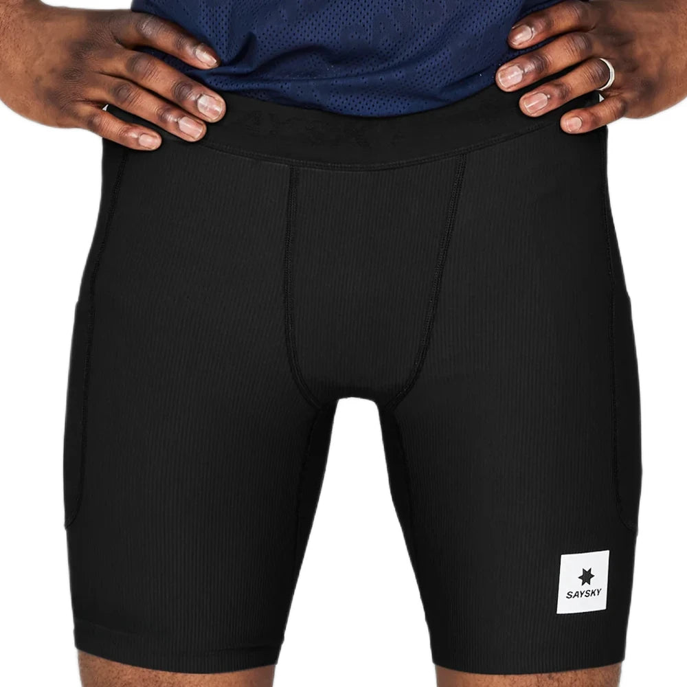 SAYSKY Combat+ Rib Short Tight 8'' - Black - Endurance Sport