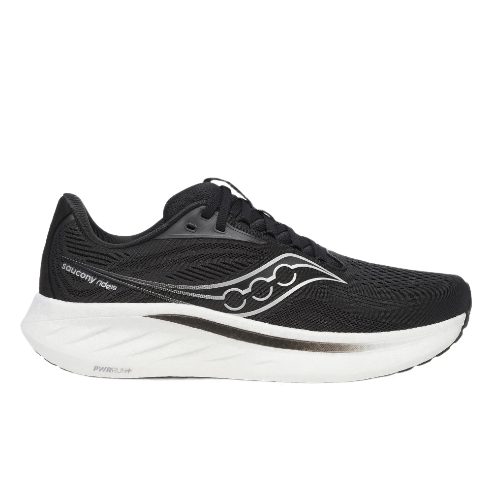 Saucony Ride 18 Herre - Black/White - Endurance Sport