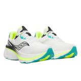 Saucony Hurricane 26 Herre - White/Citron