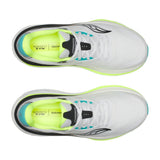 Saucony Hurricane 26 Herre - White/Citron