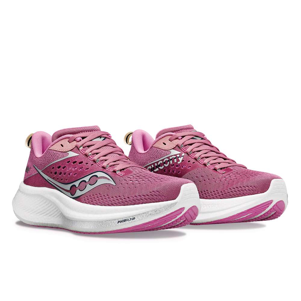 Saucony Ride 17 Dame - Orchid/Silver - Endurance Sport