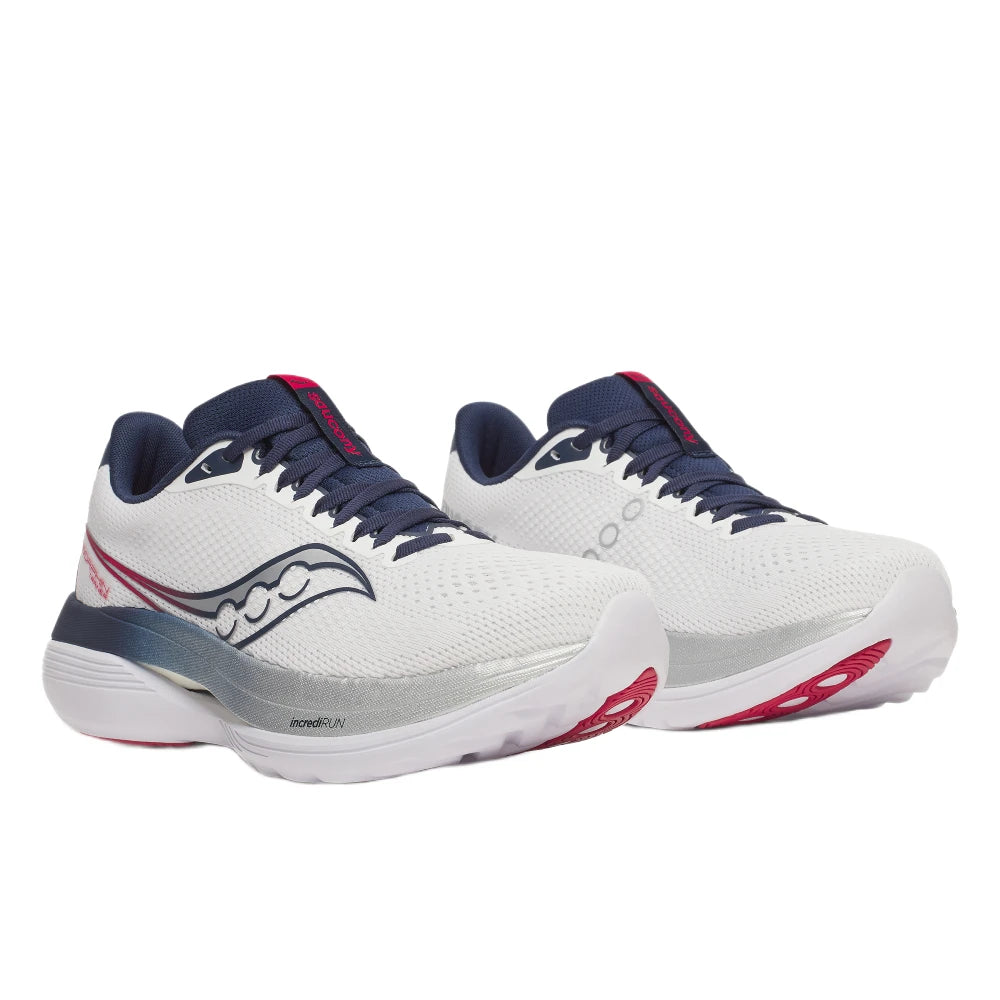 Saucony Endorphin Trainer Herre - White / Navy - Endurance Sport