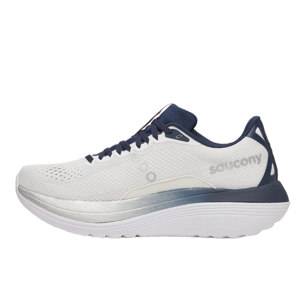 Saucony Endorphin Trainer Herre - White / Navy - Endurance Sport