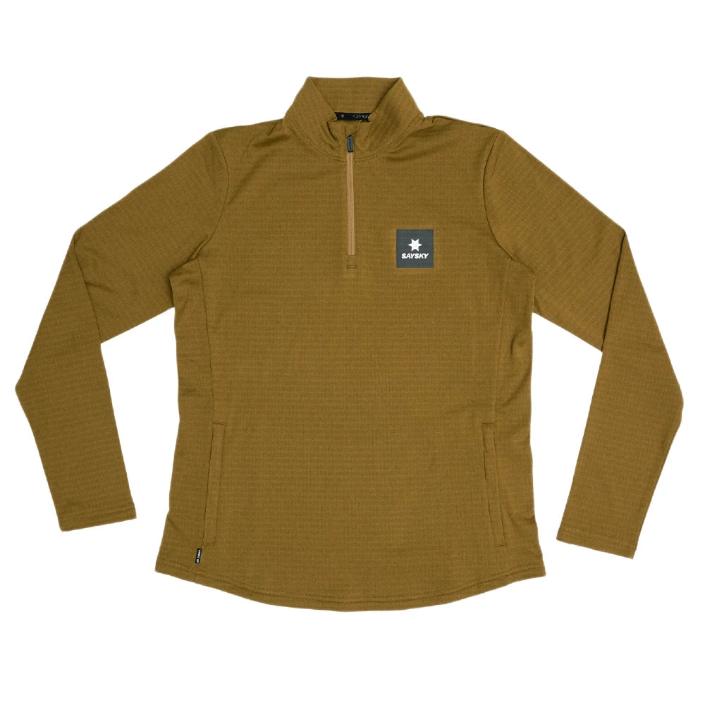 SAYSKY Blaze Half zip LW Fleece Dame - Camel - Endurance Sport