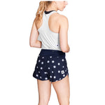 SAYSKY Dame Star Pace Shorts 3" - Blue/White AOP - Endurance Sport