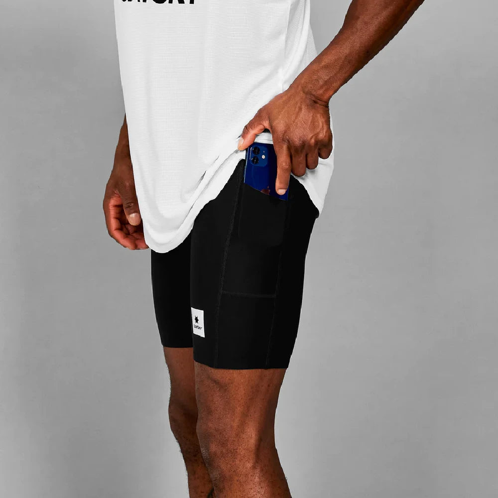 SAYSKY Flow+ Race Short Tights 7" - Black - Endurance Sport