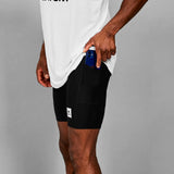 SAYSKY Flow+ Race Short Tights 7" - Black - Endurance Sport