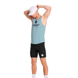 SAYSKY Logo Combat Pro Singlet - Blue - Endurance Sport