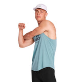 SAYSKY Logo Combat Pro Singlet - Blue - Endurance Sport