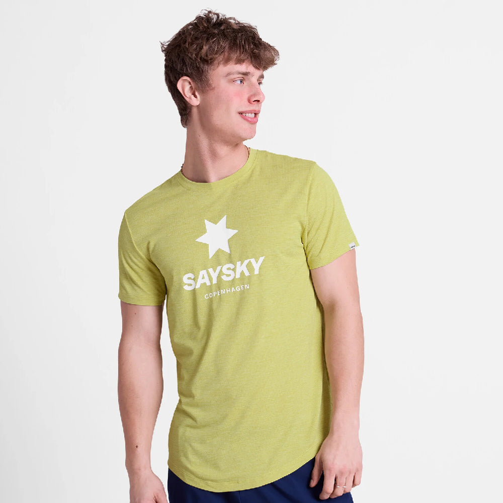 SAYSKY Logo Combat Pro T-shirt - 4009 Yellow - Endurance Sport