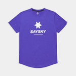 SAYSKY Logo Combat Pro T-shirt - 7012 Purple - Endurance Sport