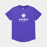 SAYSKY Logo Combat Pro T-shirt - 7012 Purple - Endurance Sport