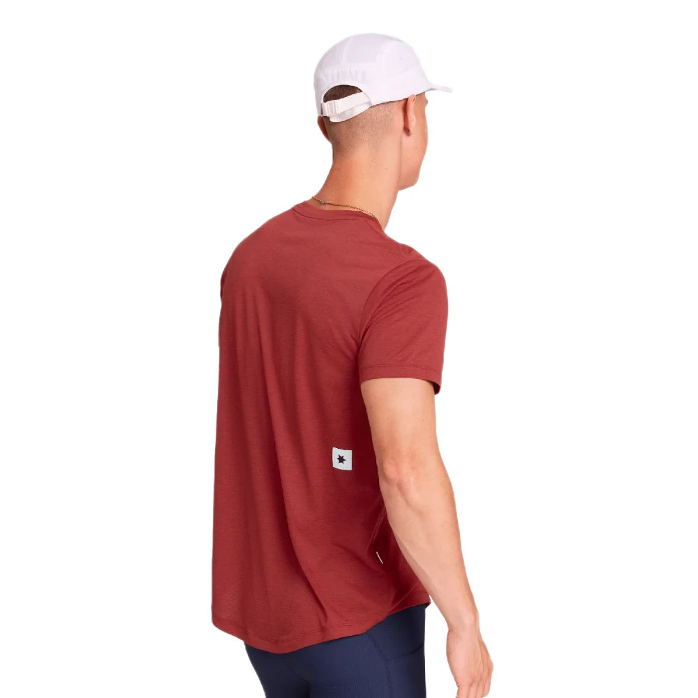 SAYSKY Logo Combat Pro T-shirt - Red - Endurance Sport