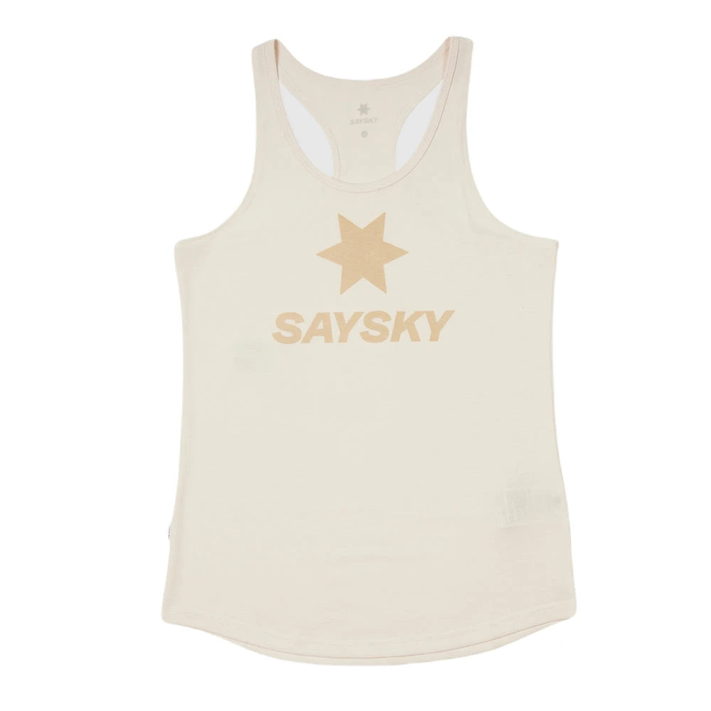 SAYSKY LogoMotion Singlet Dame White fra fronten