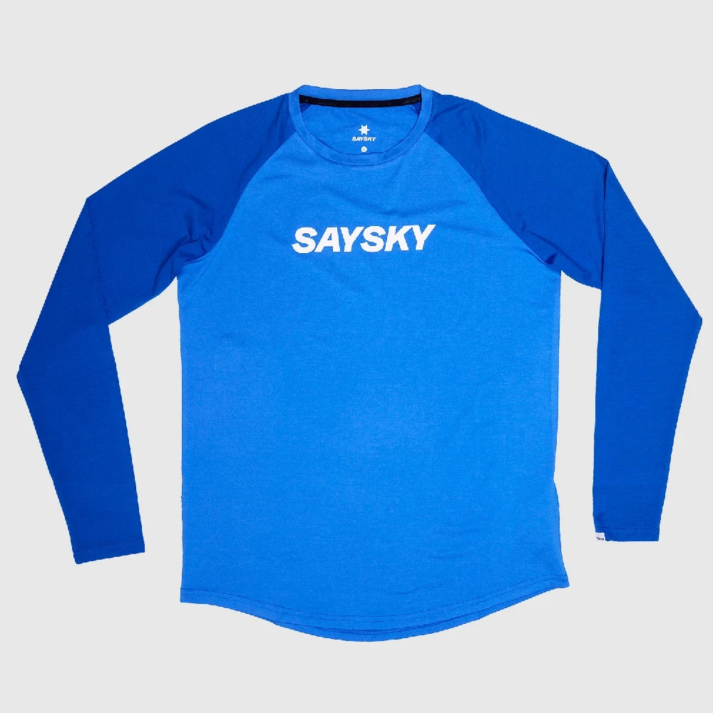 SAYSKY Logo Pace Longsleeve - Blue - Endurance Sport