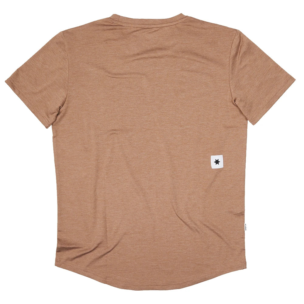 SAYSKY Logo Pace T-shirt  - Brown - Endurance Sport